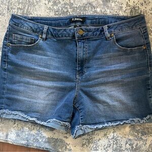 d. jeans Denim stretch Blue Denim Shorts 16